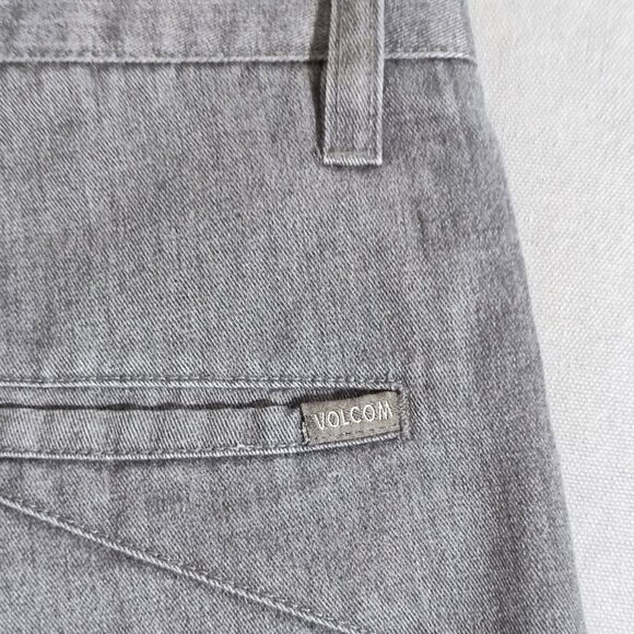Volcom pants men's size 34 grey colour Frickin Modern Chino Pants style#A1131008 - Picture 5 of 15